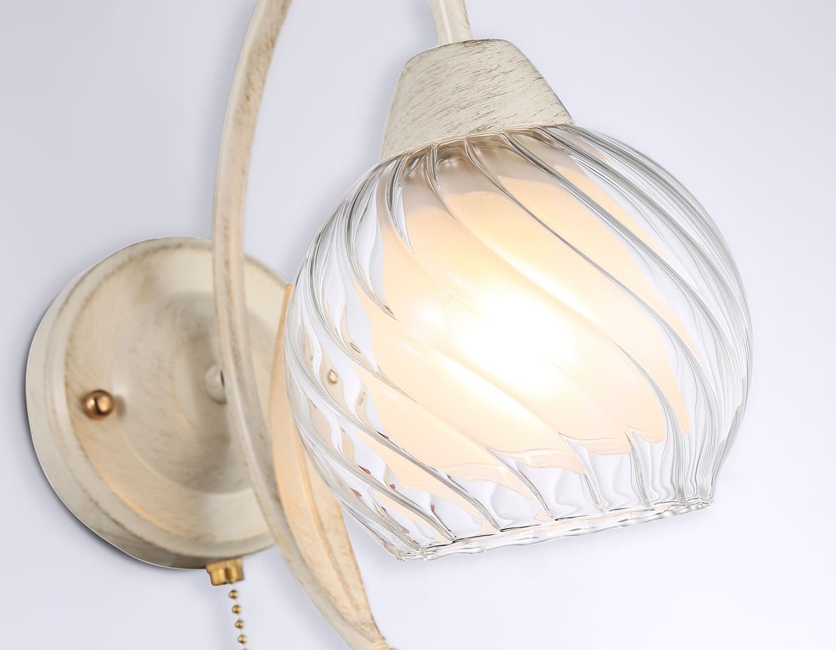 Настенный светильник TR3074 WH/GD белый/золото E27 max 40W 224*130*250 Ambrella Light 10