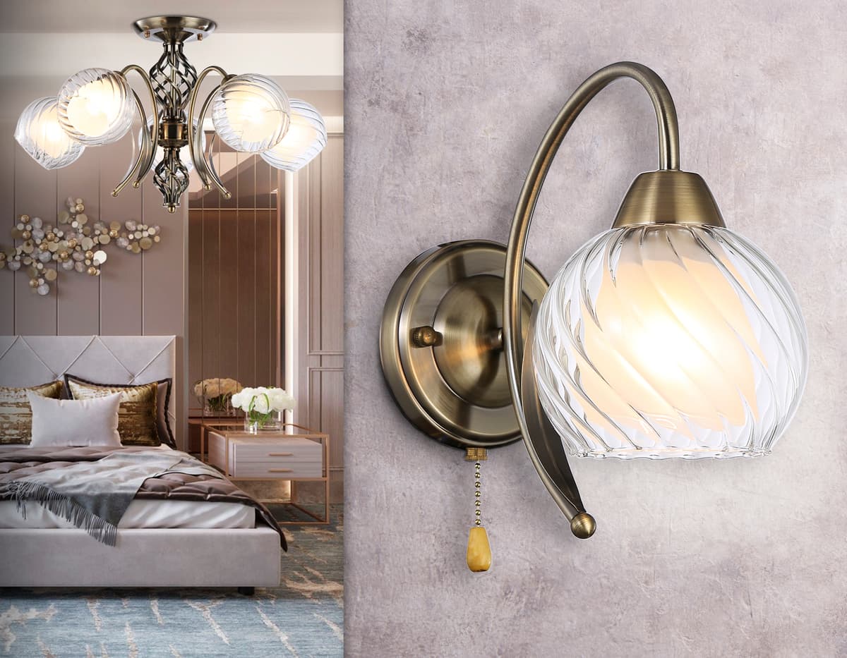 Настенный светильник TR3076 SB бронза E27 max 40W 224*130*250 Ambrella Light 9
