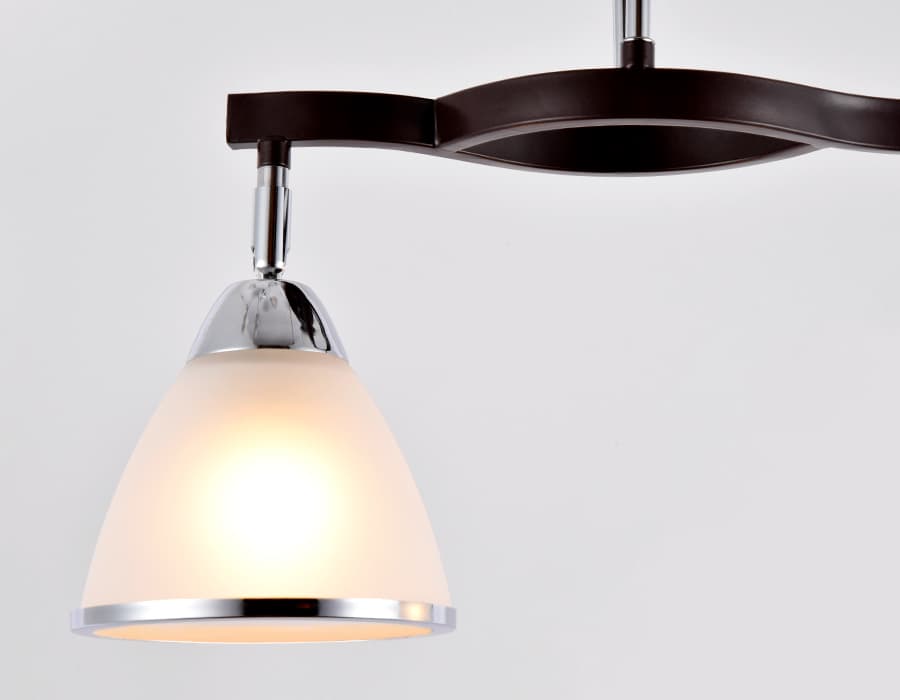 Подвесная люстра TR3111/2 DCF/CH темный кофе/хром E27 max 40W 400*150*315 Ambrella Light 6