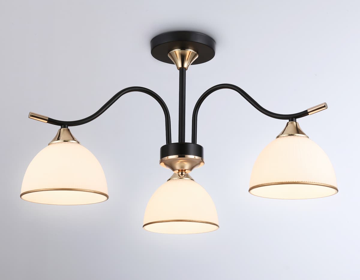 Подвесной светильник TR3161/3 BK/FGD черный/золото E27/3 max 60W D580*300 Ambrella Light 11