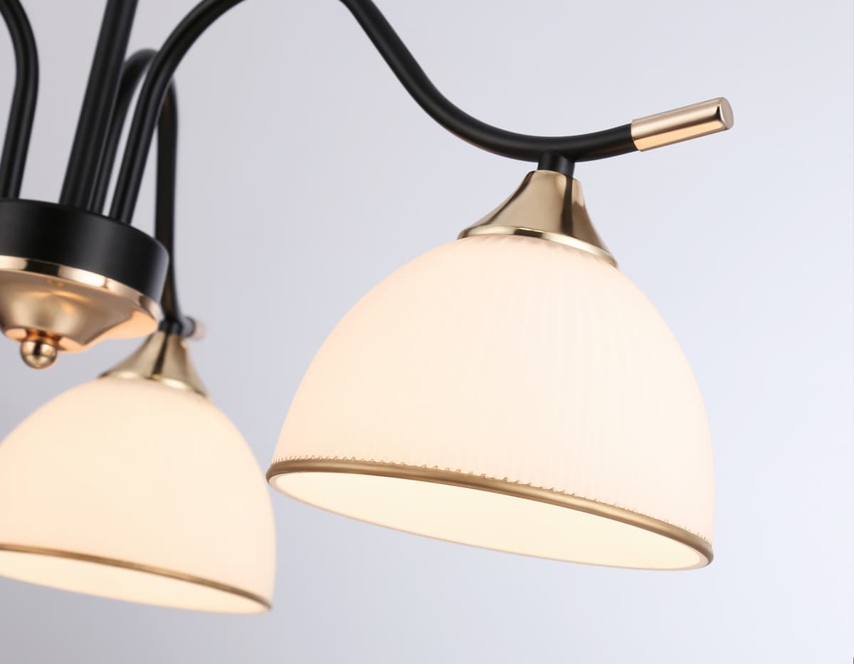 Подвесной светильник TR3161/3 BK/FGD черный/золото E27/3 max 60W D580*300 Ambrella Light 8