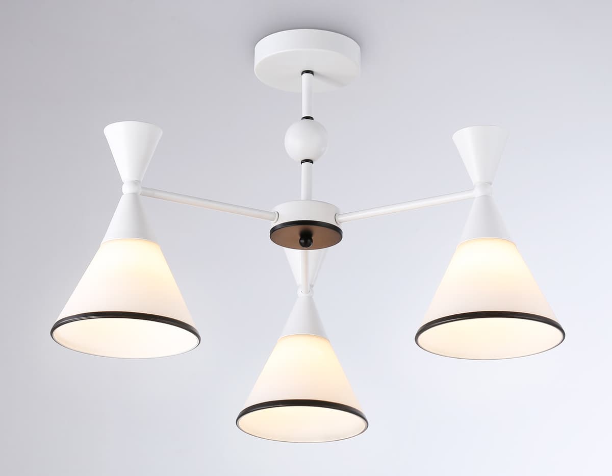 Подвесной светильник TR3164/3 WH/BK белый/черный E27/3 max 60W D580*380 Ambrella Light 10