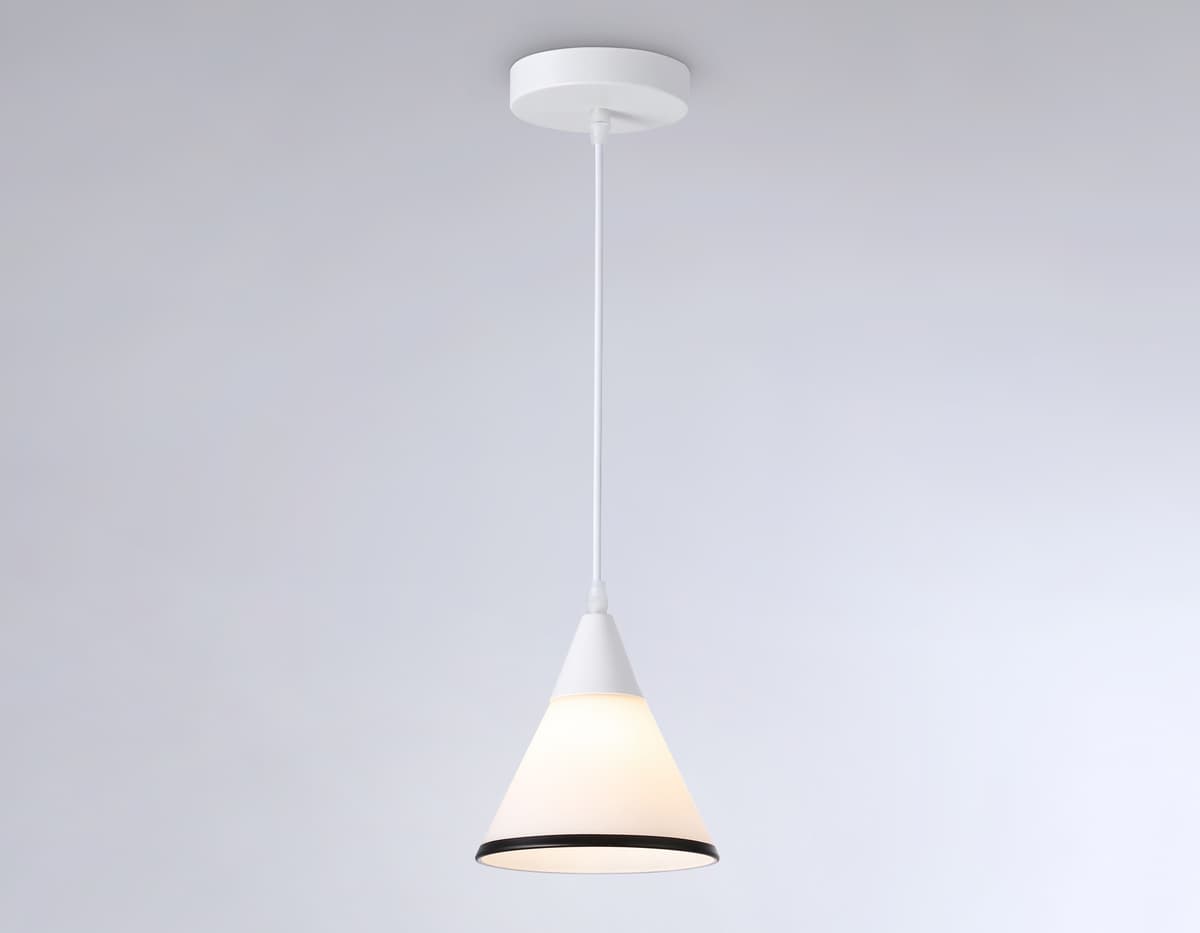 Подвесной светильник TR3166 WH/BK белый/черный E27 max 60W D155*1000 Ambrella Light 11