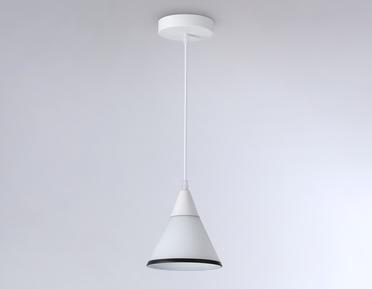 Подвесной светильник TR3166 WH/BK белый/черный E27 max 60W D155*1000 Ambrella Light 12