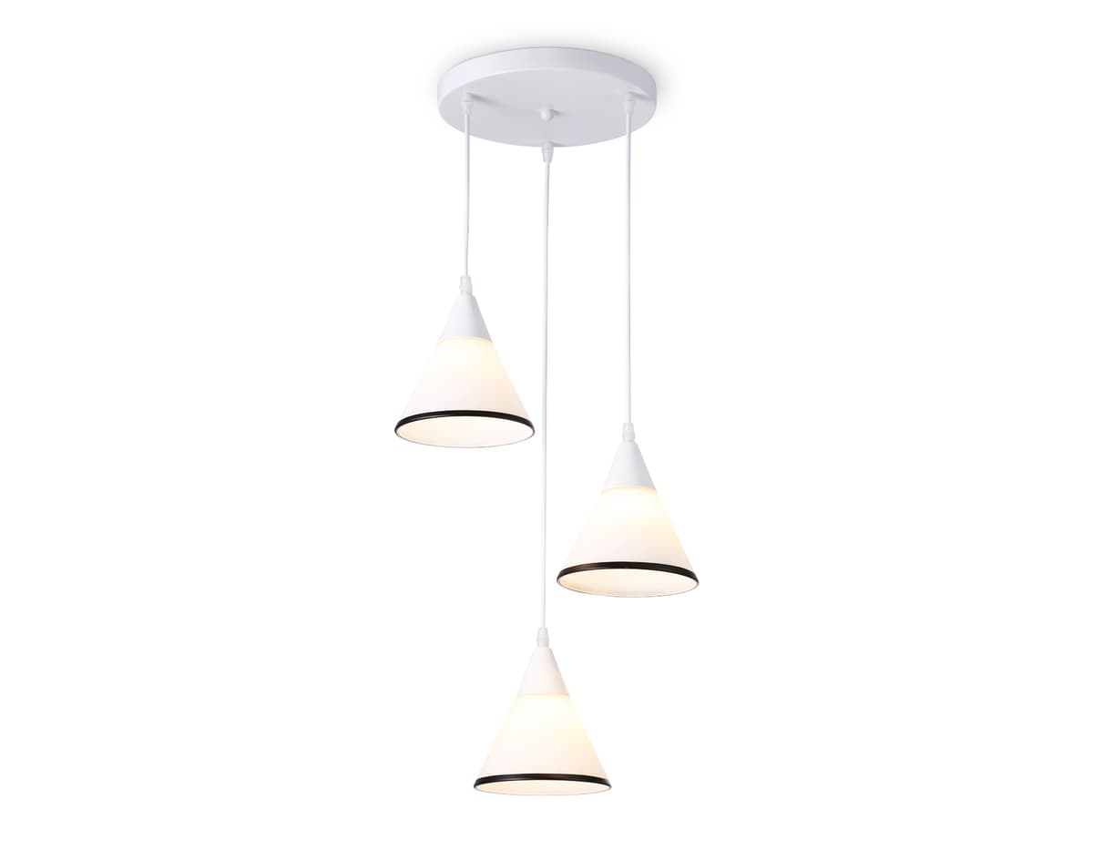 Подвесной светильник TR3167/3 WH/BK белый/черный E27/3 max 60W D360*1000 Ambrella Light 11