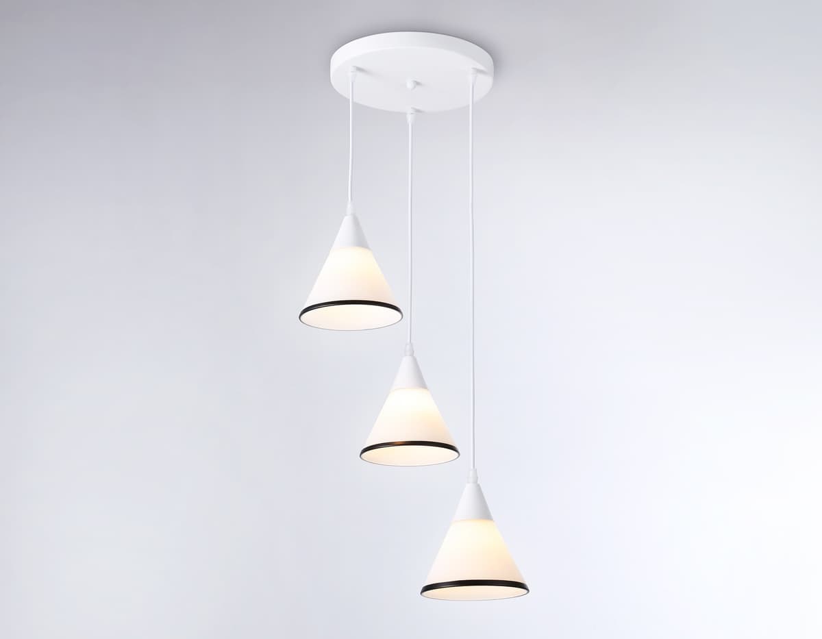 Подвесной светильник TR3167/3 WH/BK белый/черный E27/3 max 60W D360*1000 Ambrella Light 12