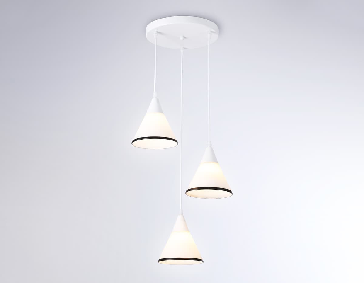 Подвесной светильник TR3167/3 WH/BK белый/черный E27/3 max 60W D360*1000 Ambrella Light 13