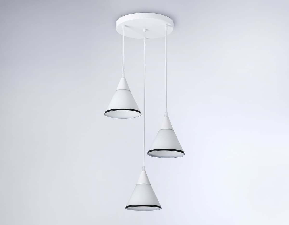 Подвесной светильник TR3167/3 WH/BK белый/черный E27/3 max 60W D360*1000 Ambrella Light 14