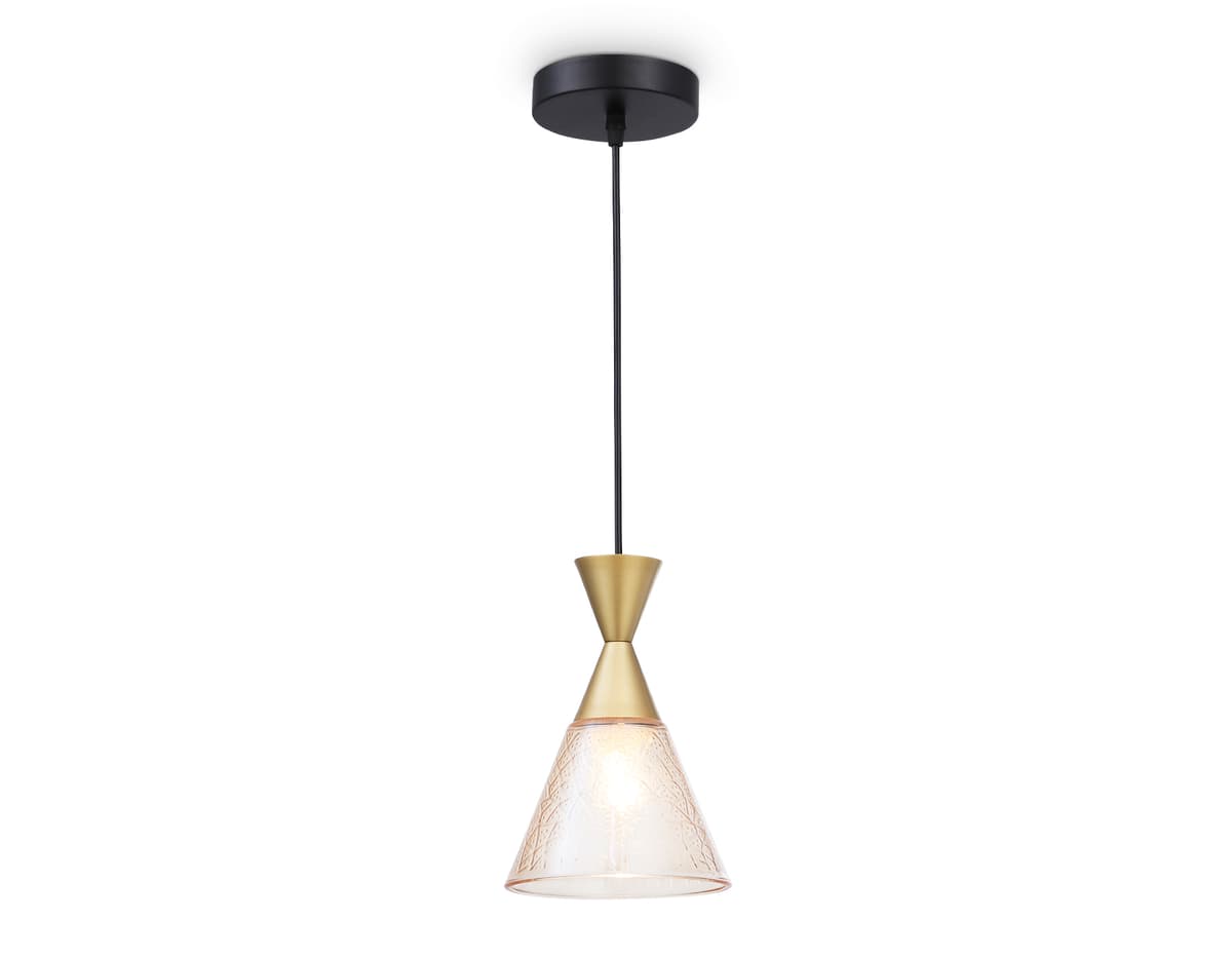 Подвесной светильник TR3173 BK/GD черный/золото E27 max 60W D155*1000 Ambrella Light 9