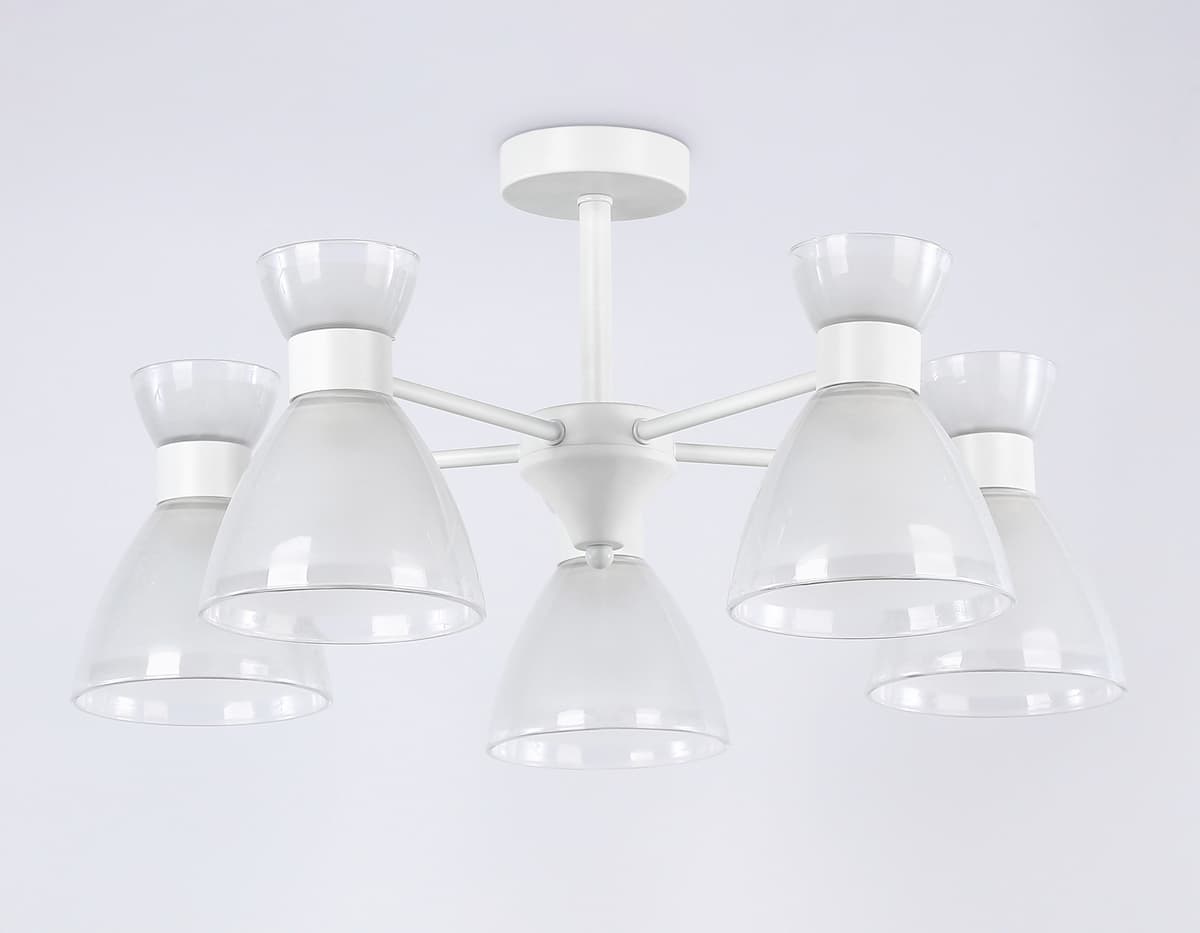 Подвесной светильник со сменной лампой TR3179/5 WH белый E27/5 max 40W D570*280 Ambrella Light 12