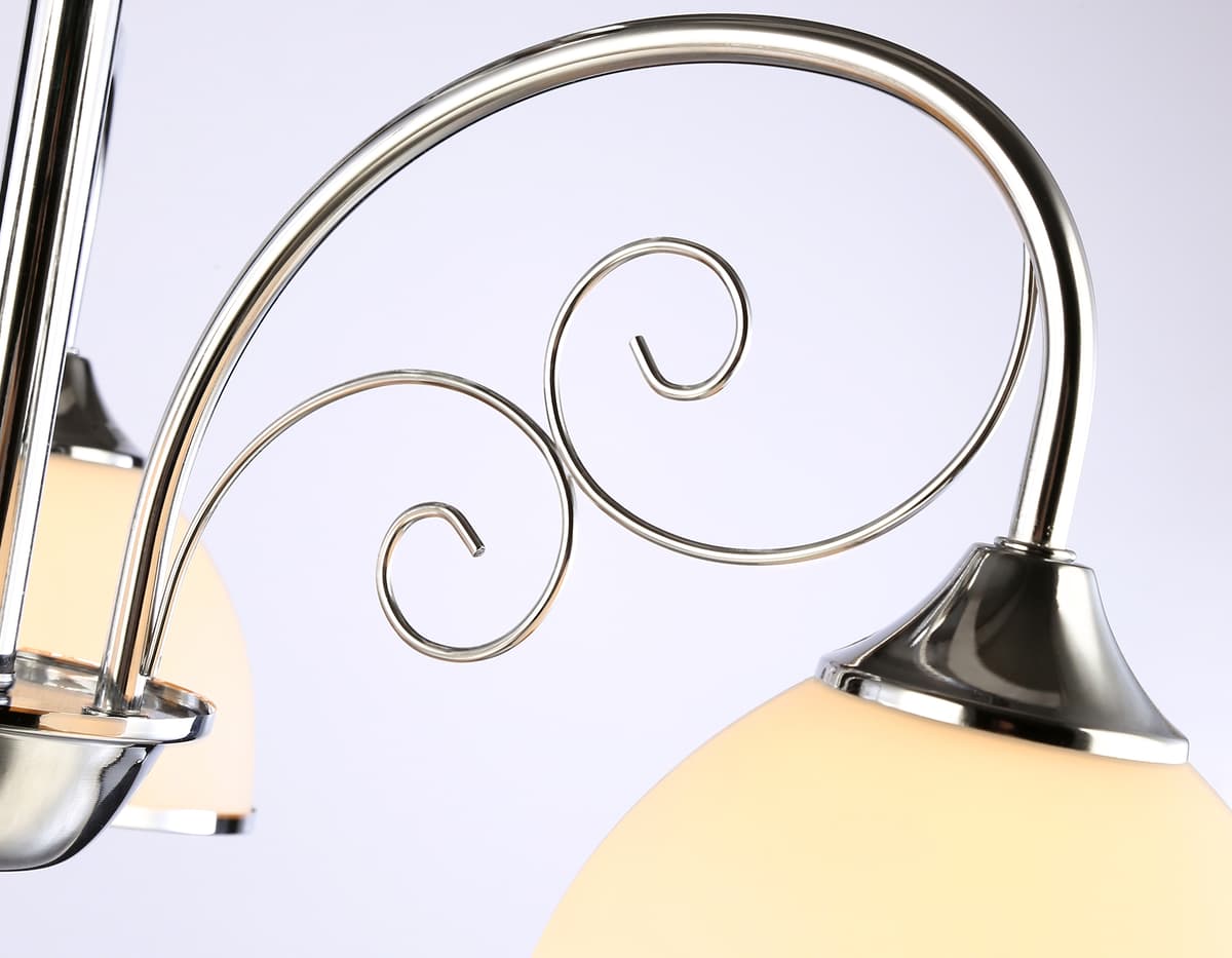 Подвесная люстра TR3181/3 CH/FR хром/белый матовый E27/3 max 40W D585*285 Ambrella Light 12