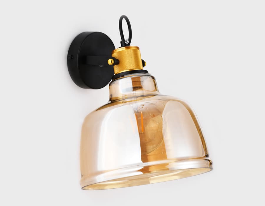 Настенный светильник TR3521 SB/TI бронза/янтарь E27 max 40W 220*280*320 Ambrella Light 4