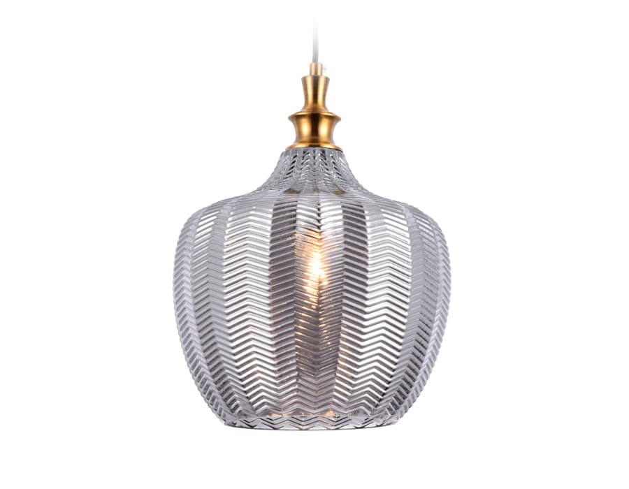 Подвесной светильник TR3533 SB/SM бронза/дымчатый E27 max 40W D250*1200 Ambrella Light 5