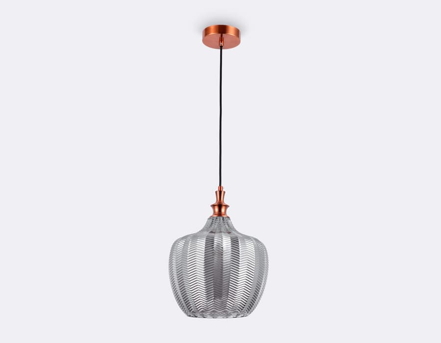Подвесной светильник TR3533 SB/SM бронза/дымчатый E27 max 40W D250*1200 Ambrella Light 6