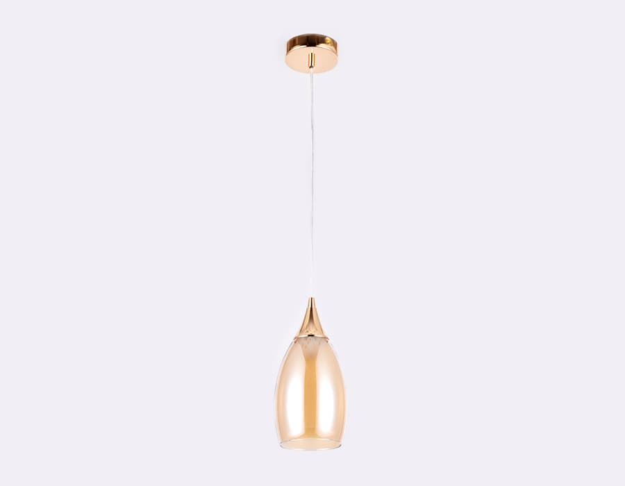 Подвесной светильник TR3543 GD/TI золото/янтарь E14 max 40W D130*1000 Ambrella Light 6