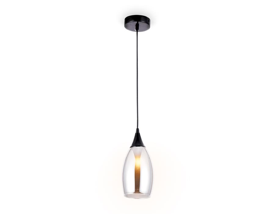 Подвесной светильник TR3544 BK/SM черный/дымчатый E14 max 40W D130*1000 Ambrella Light 4