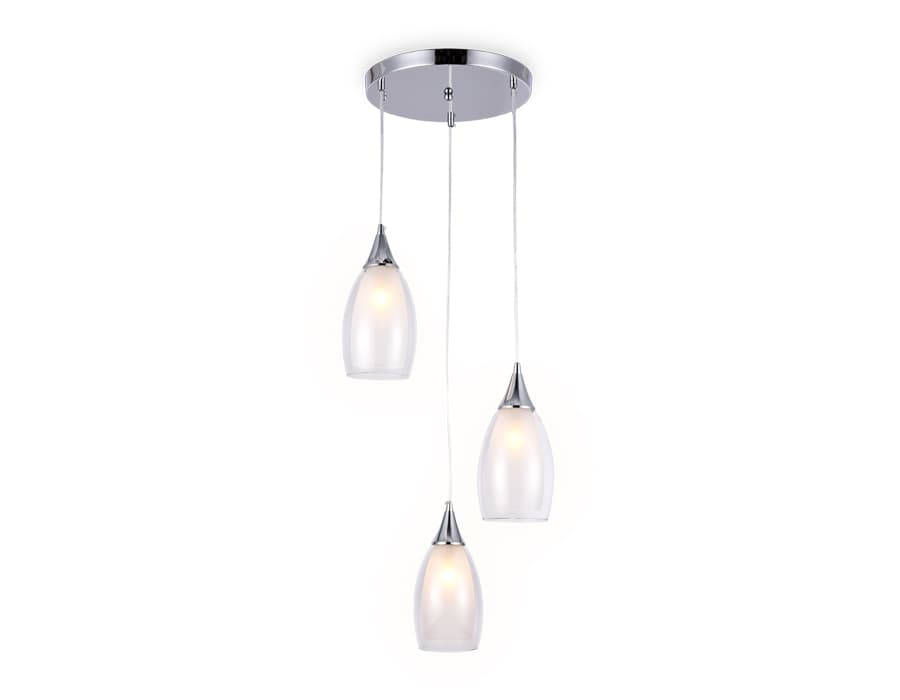Подвесной светильник TR3548/3 CH/CL хром/прозрачный E14 max 40W 370*130*1000 Ambrella Light 4