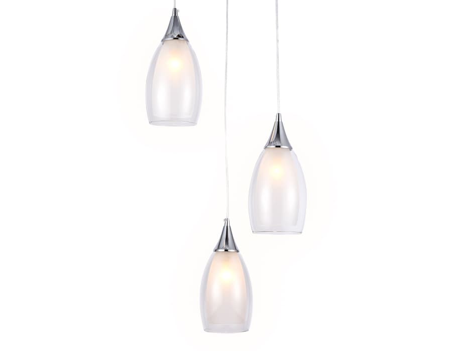 Подвесной светильник TR3548/3 CH/CL хром/прозрачный E14 max 40W 370*130*1000 Ambrella Light 5