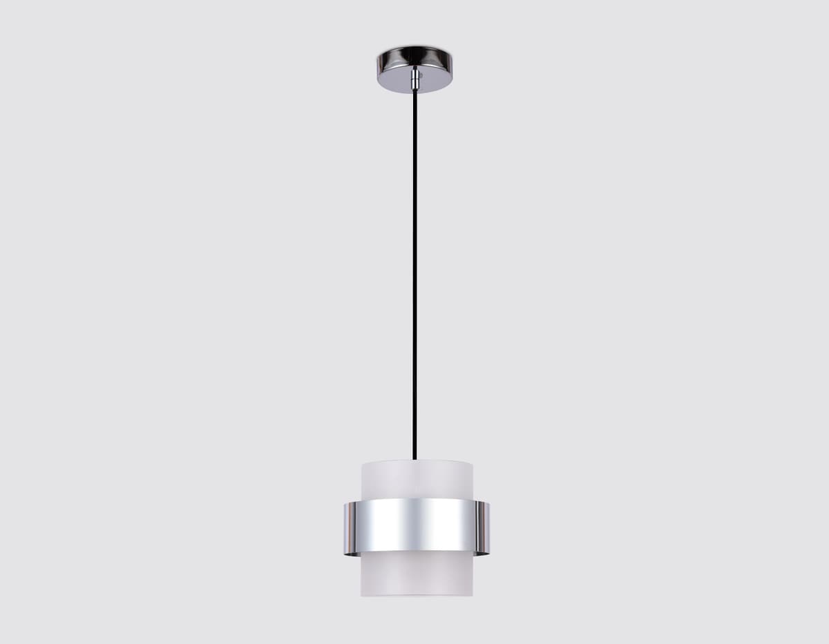 Подвесной светильник со сменной лампой TR3644 CH/FR хром/матовый E27 max 40W D180*950 Ambrella Light 6
