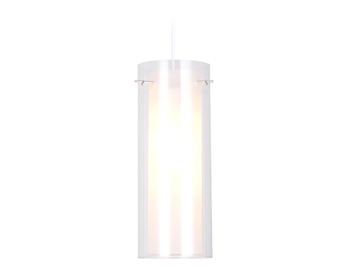 Подвесной светильник TR3672 CH/CL/FR хром/прозрачный/белый матовый E14 max 40W D110*1000 Ambrella Light 6