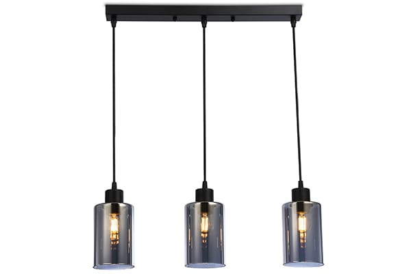 Подвесной светильник в стиле лофт TR3698/3 BK/SM черный/дымчатый E27*3 max 40W 560*100*1040 Ambrella Light 3