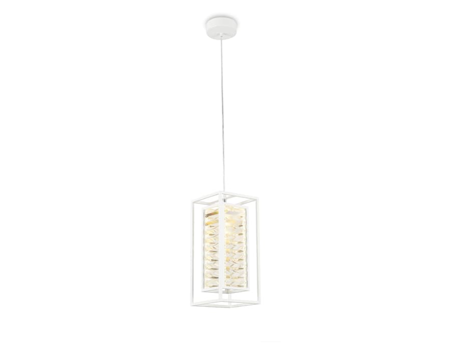 Подвесной светильник с хрусталем TR5042 WH/CL белый/прозрачный E14/1 max 40W 180*180*760 Ambrella Light 7