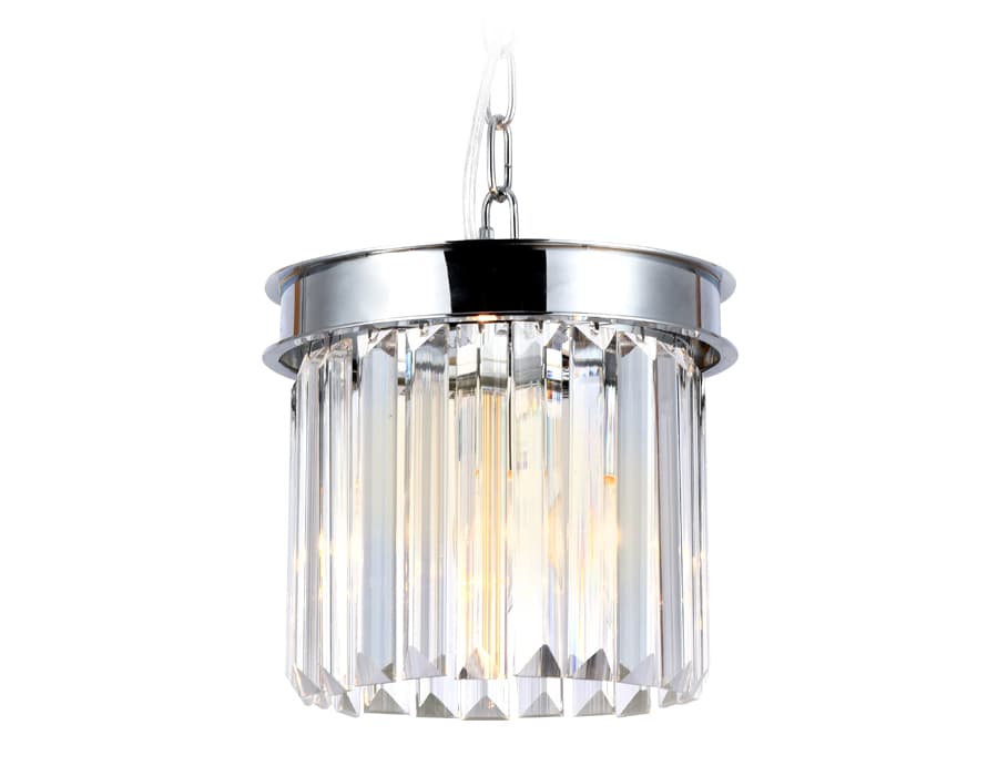 Подвесной светильник с хрусталем TR5101 CH/CL хром/прозрачный E14 max 40W D200*575 Ambrella Light 5