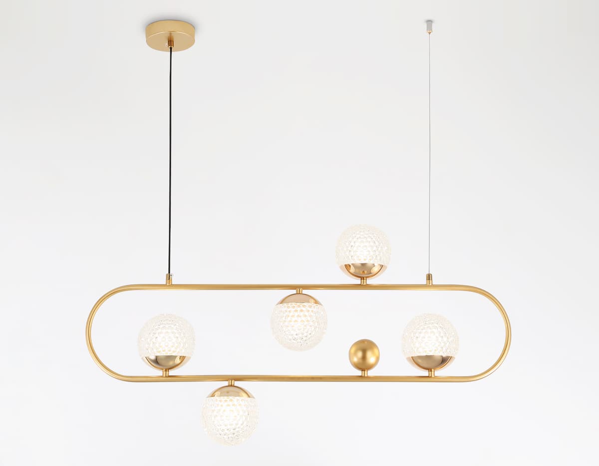 Подвесной светильник со сменной лампой TR5433/5 GD золото G9/5 max 40W 780*110*1000 Ambrella Light 13