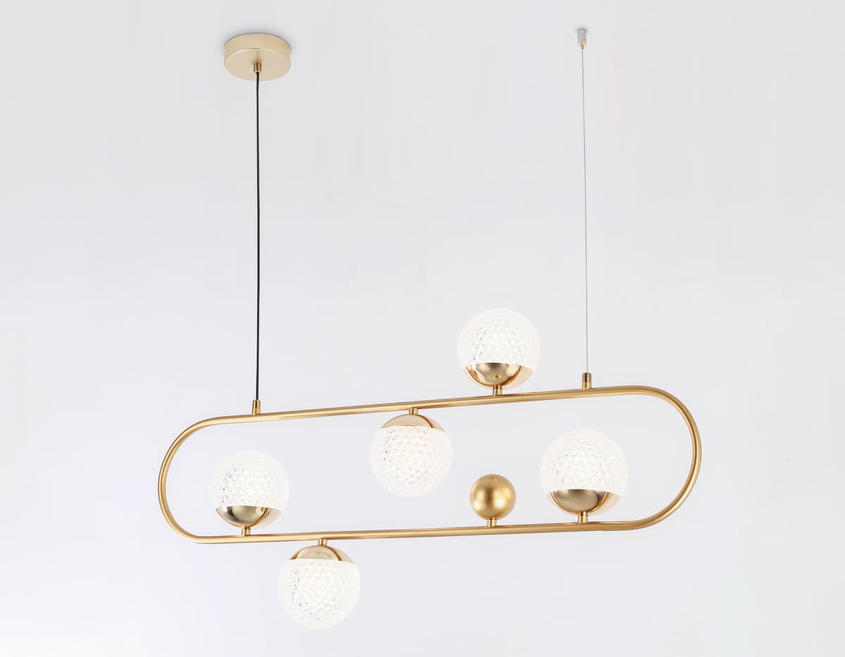 Подвесной светильник со сменной лампой TR5433/5 GD золото G9/5 max 40W 780*110*1000 Ambrella Light 14