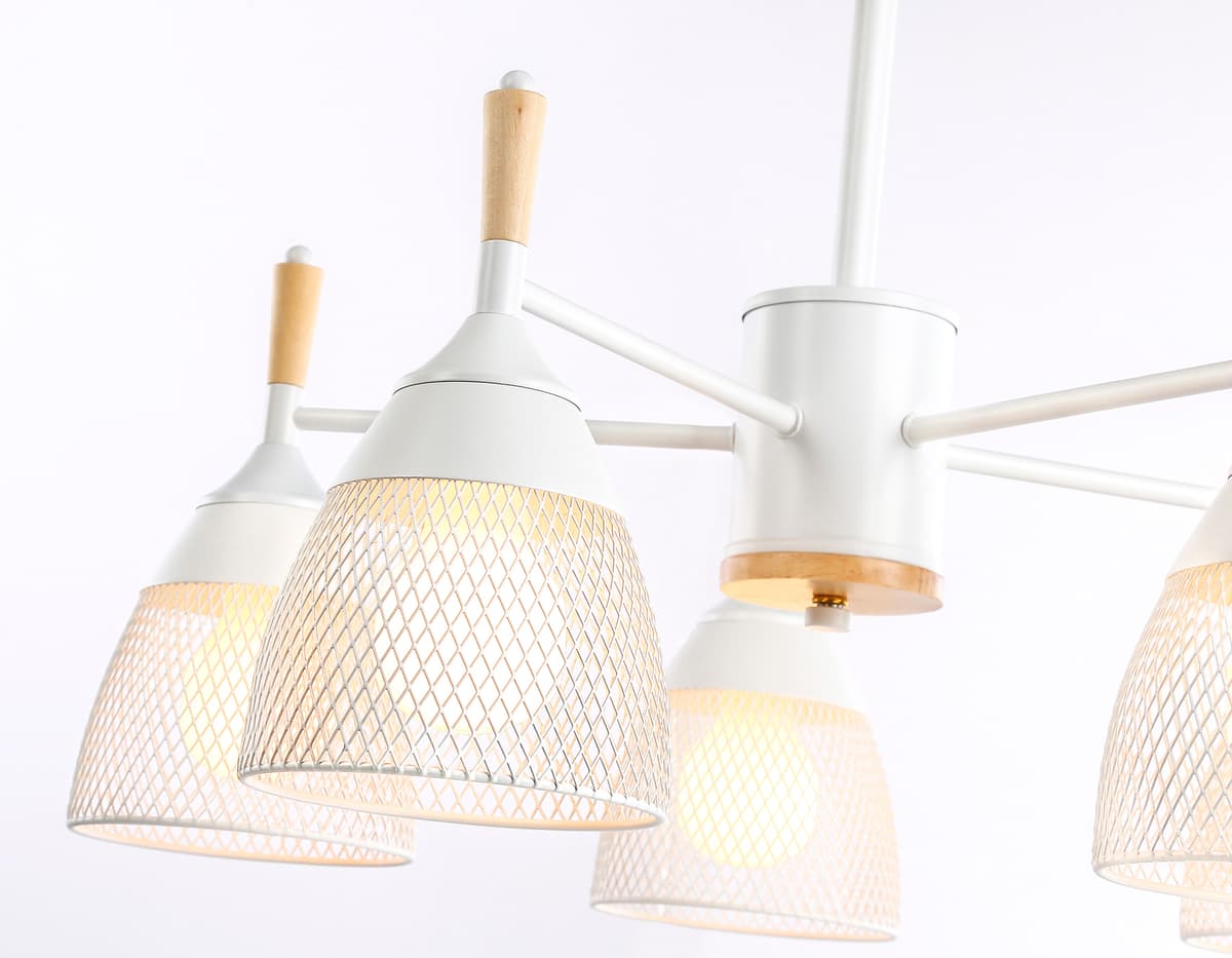 Подвесная люстра TR8012/5 WH белый E27*5 max 40W D600*385 Ambrella Light 11