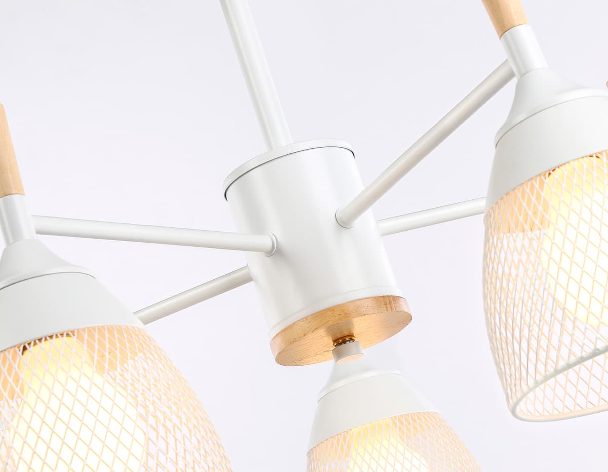 Подвесная люстра TR8012/5 WH белый E27*5 max 40W D600*385 Ambrella Light 12