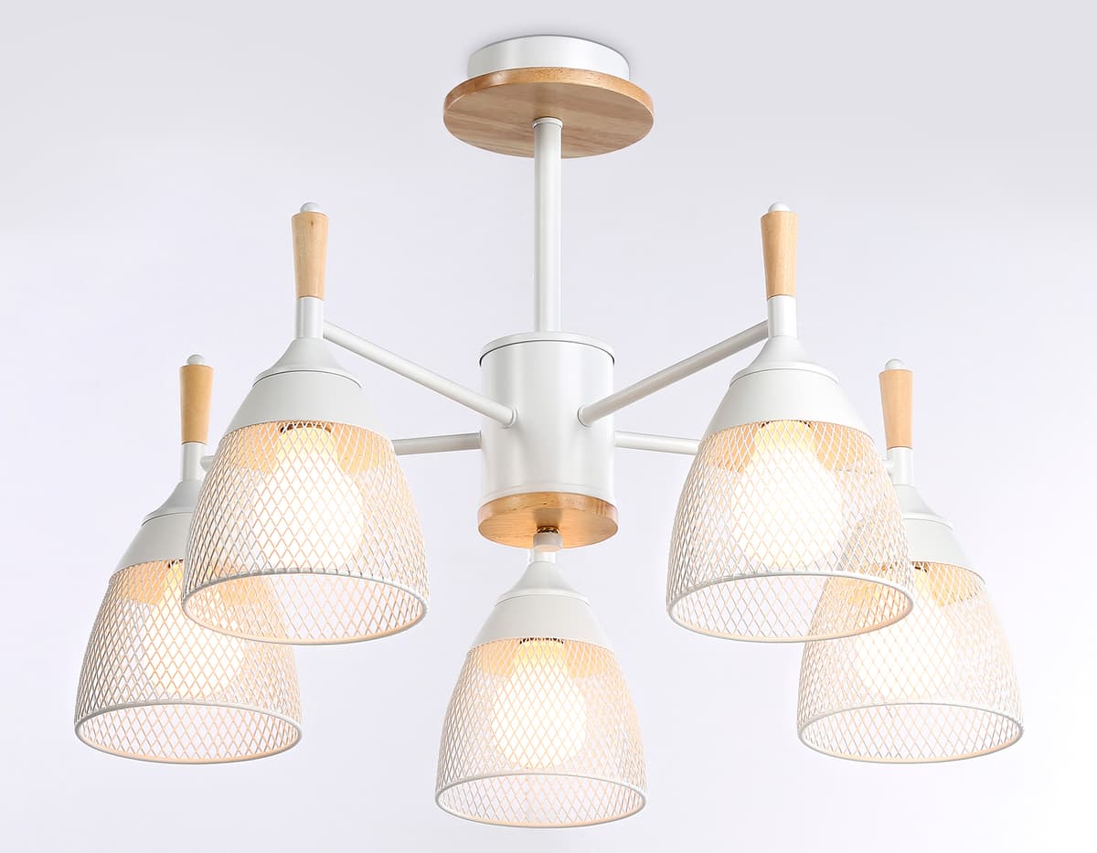 Подвесная люстра TR8012/5 WH белый E27*5 max 40W D600*385 Ambrella Light 13