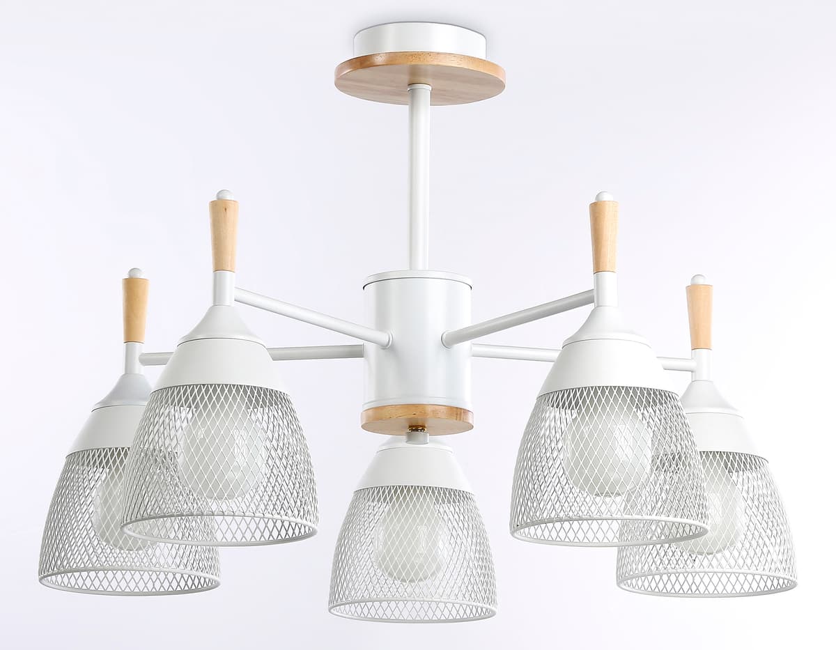 Подвесная люстра TR8012/5 WH белый E27*5 max 40W D600*385 Ambrella Light 14