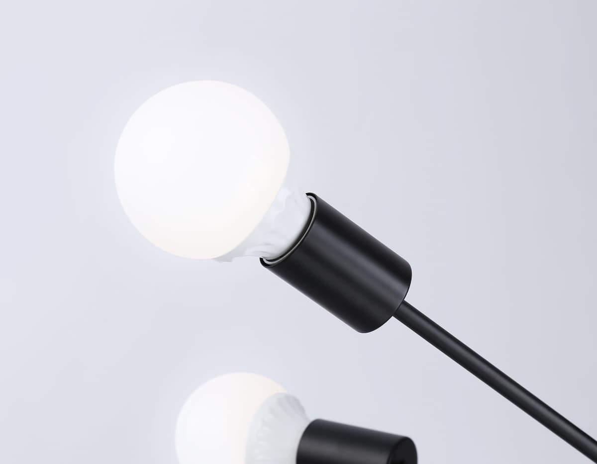 Потолочный светильник в стиле лофт TR80402/6 BK черный E27/6 max 60W D780*150 Ambrella Light 6