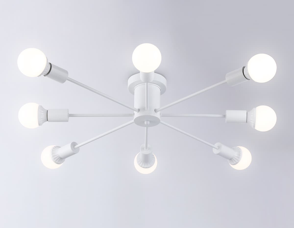 Потолочный светильник в стиле лофт TR80408/8 WH белый E27/8 max 60W D950*150 Ambrella Light 10