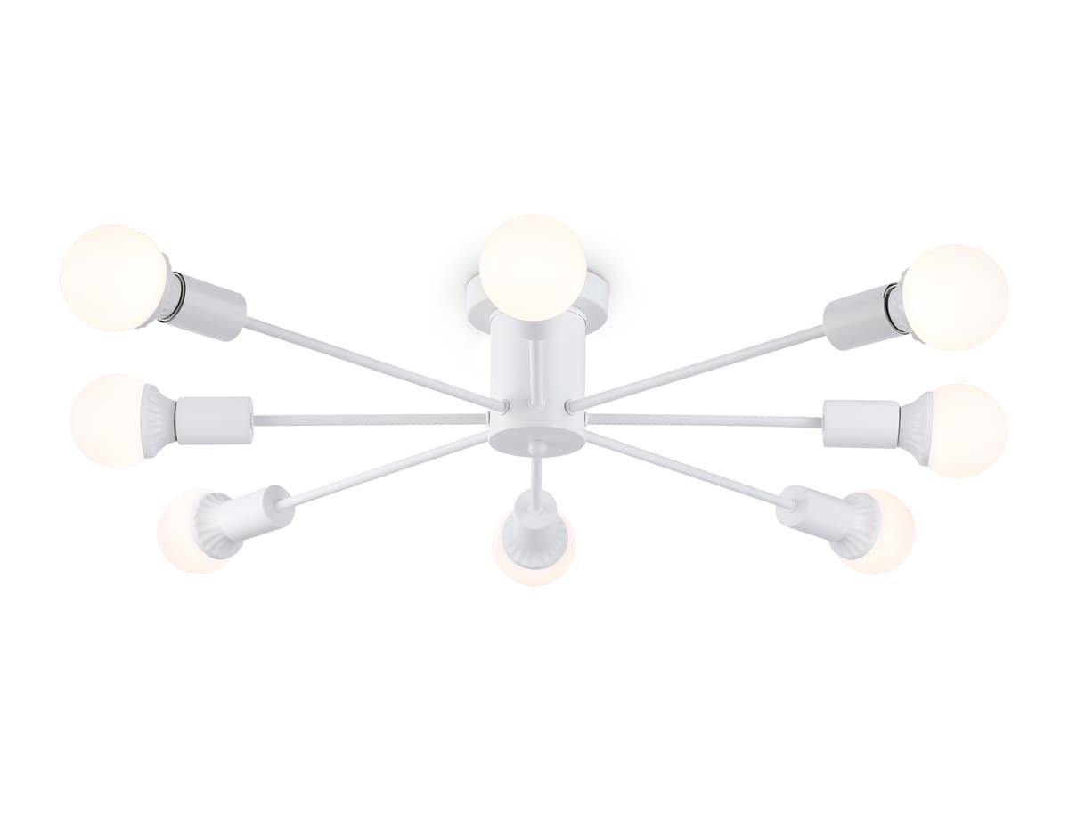 Потолочный светильник в стиле лофт TR80408/8 WH белый E27/8 max 60W D950*150 Ambrella Light 7