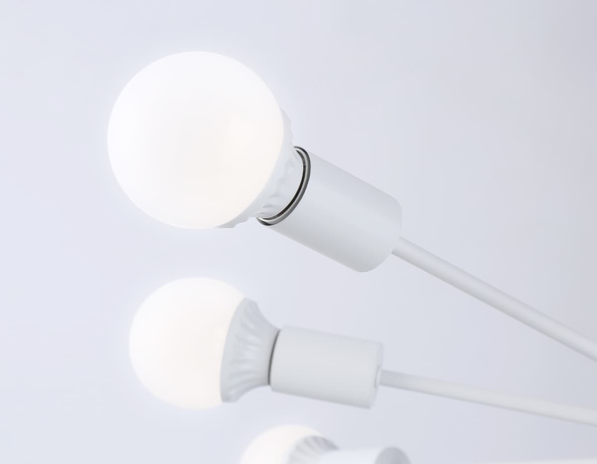 Потолочный светильник в стиле лофт TR80408/8 WH белый E27/8 max 60W D950*150 Ambrella Light 8