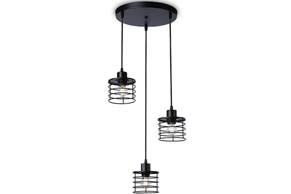 Подвесной светильник в стиле лофт TR8081/3 BK черный E27*3 max 40W D372*1170 Ambrella Light 3