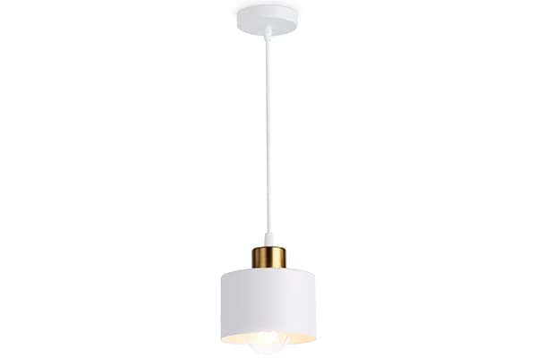 Подвесной светильник в стиле лофт TR8112 WH/BS белый/латунь E27 max 40W D120*940 Ambrella Light 3