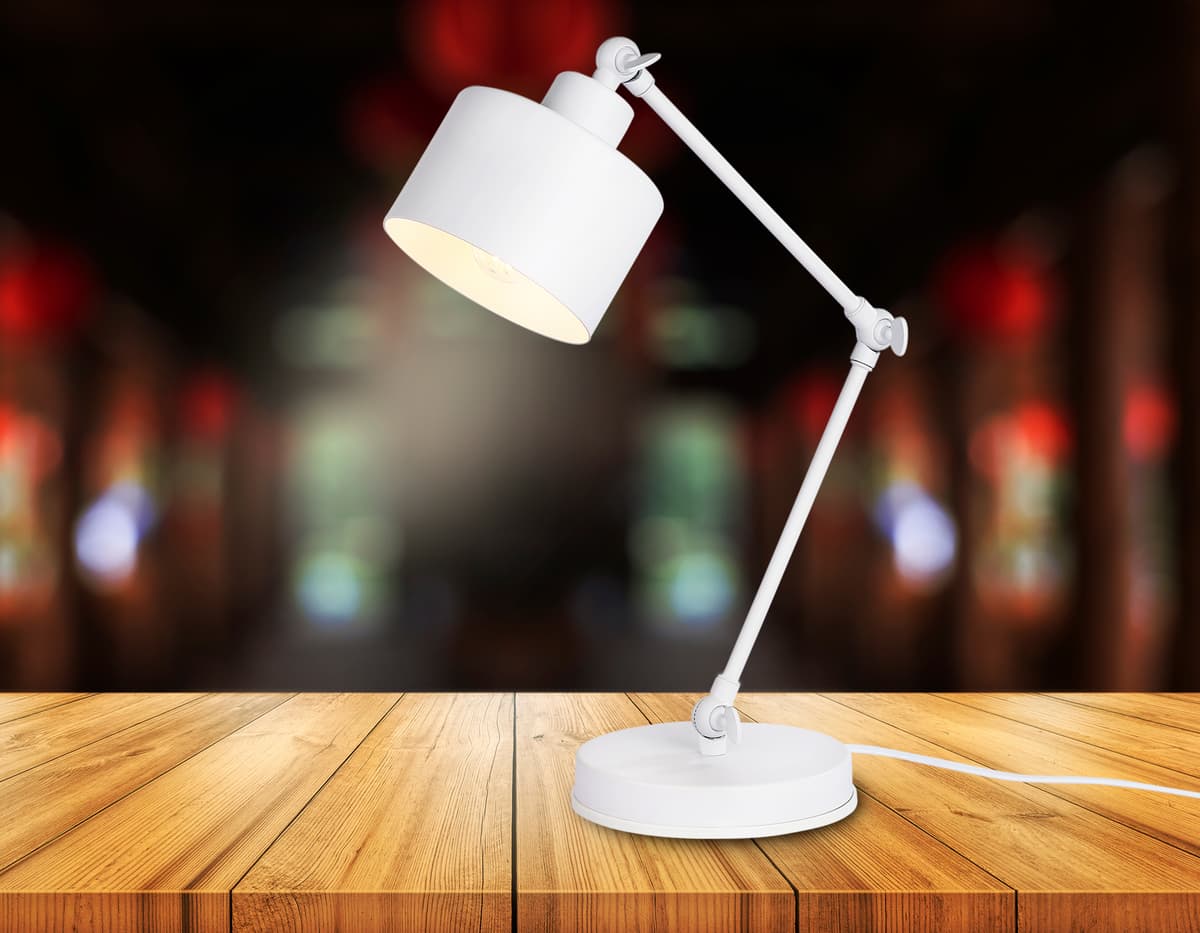 Настольная лампа в стиле лофт TR8152 WH белый E27 max 40W Ambrella Light 4