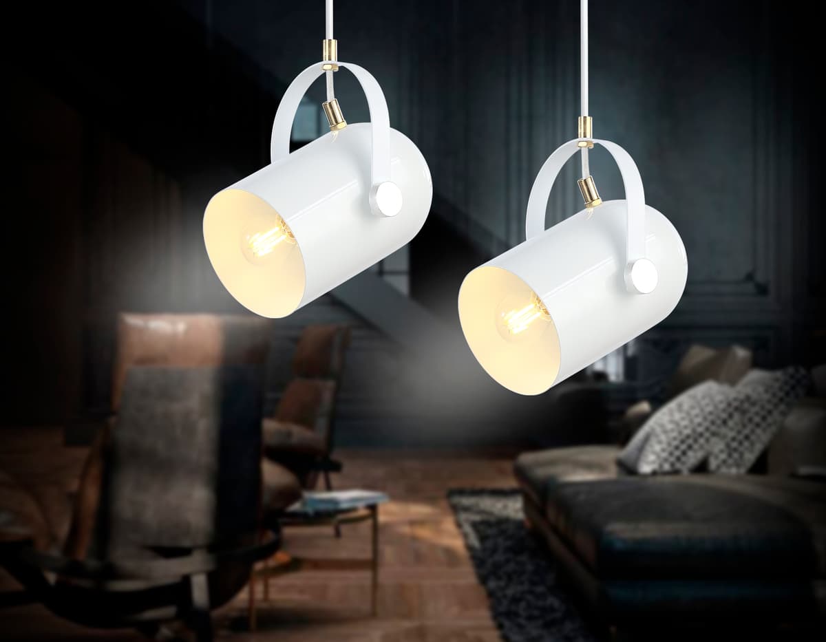 Подвесной светильник в стиле лофт TR8205 WH белый E27 max 40W D117*1035 Ambrella Light 4