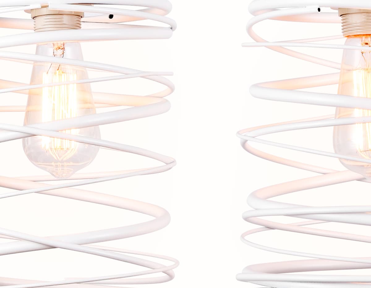 Подвесной светильник в стиле лофт TR8402/3 WH белый E27/3 max 60W 740*210*730 Ambrella Light 6