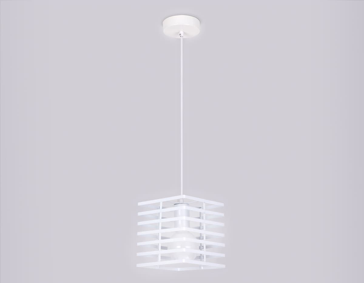 Подвесной светильник в стиле лофт TR8410 WH белый E27 max 60W 160*160*950 Ambrella Light 10