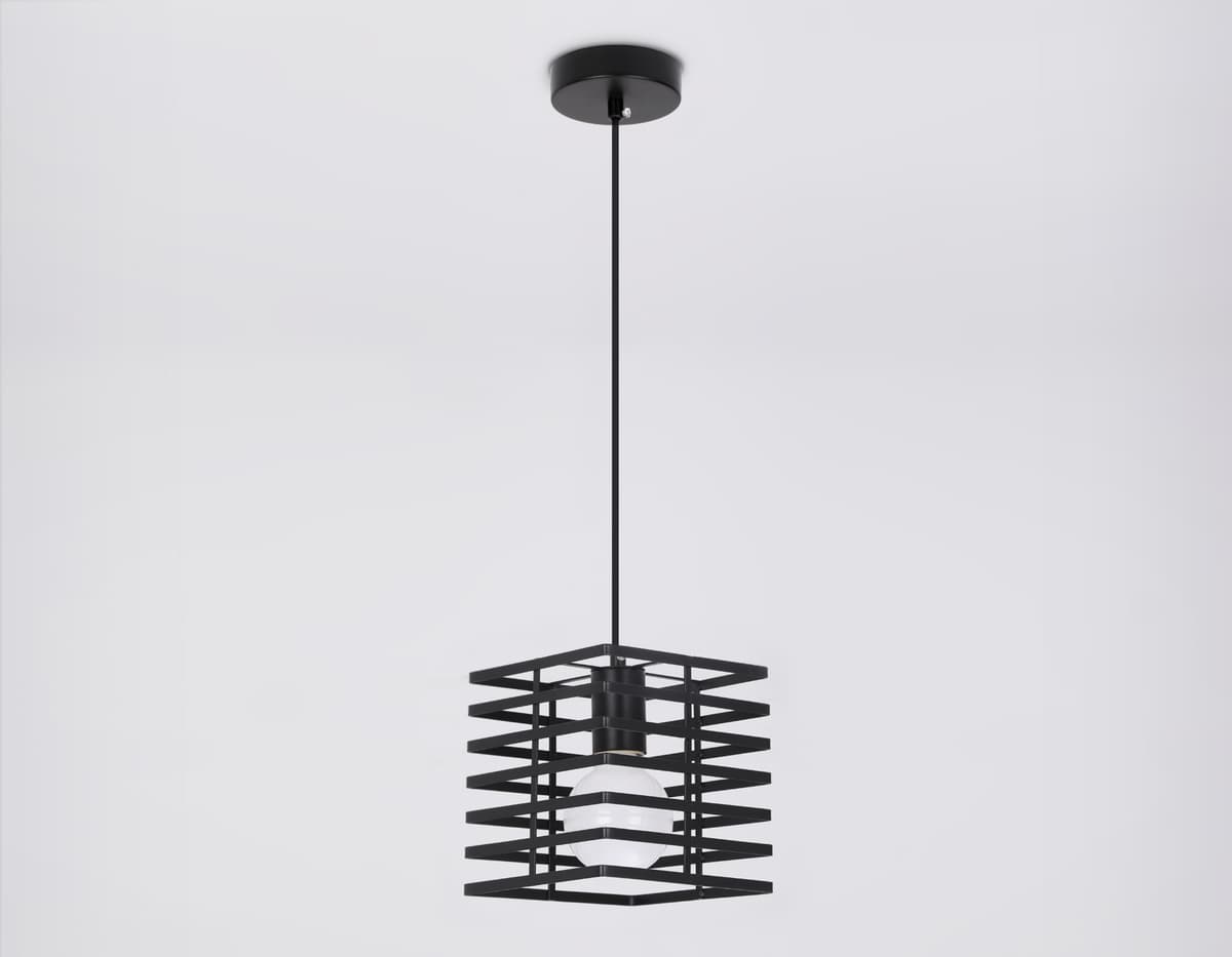 Подвесной светильник в стиле лофт TR8411 BK черный E27 max 60W 160*160*950 Ambrella Light 11