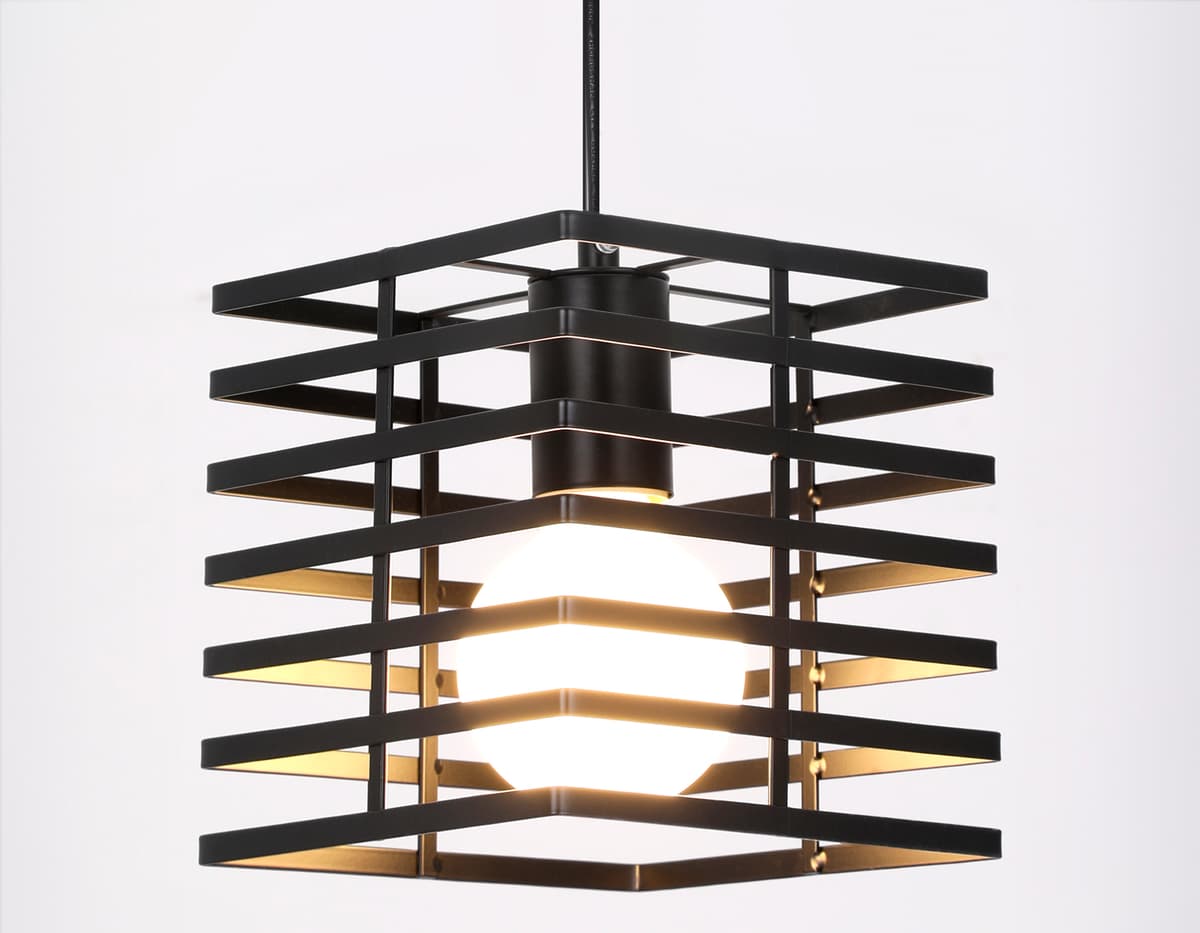 Подвесной светильник в стиле лофт TR8411 BK черный E27 max 60W 160*160*950 Ambrella Light 7