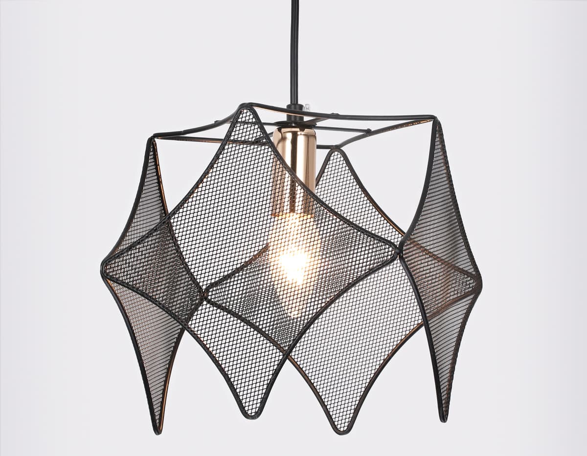 Подвесной светильник в стиле лофт TR8421 BK/GD черный/золото E14 max 40W D285*1000 Ambrella Light 6