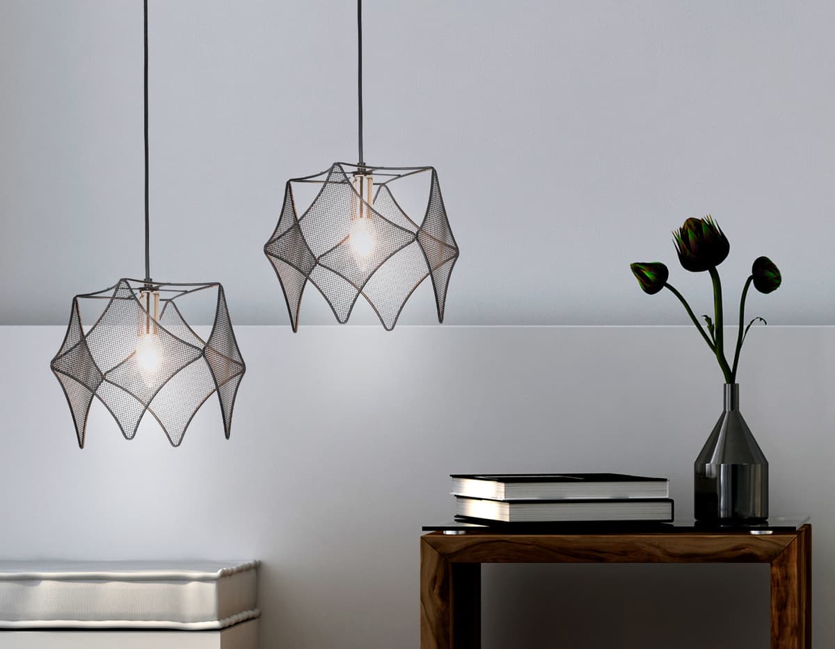 Подвесной светильник в стиле лофт TR8421 BK/GD черный/золото E14 max 40W D285*1000 Ambrella Light 8