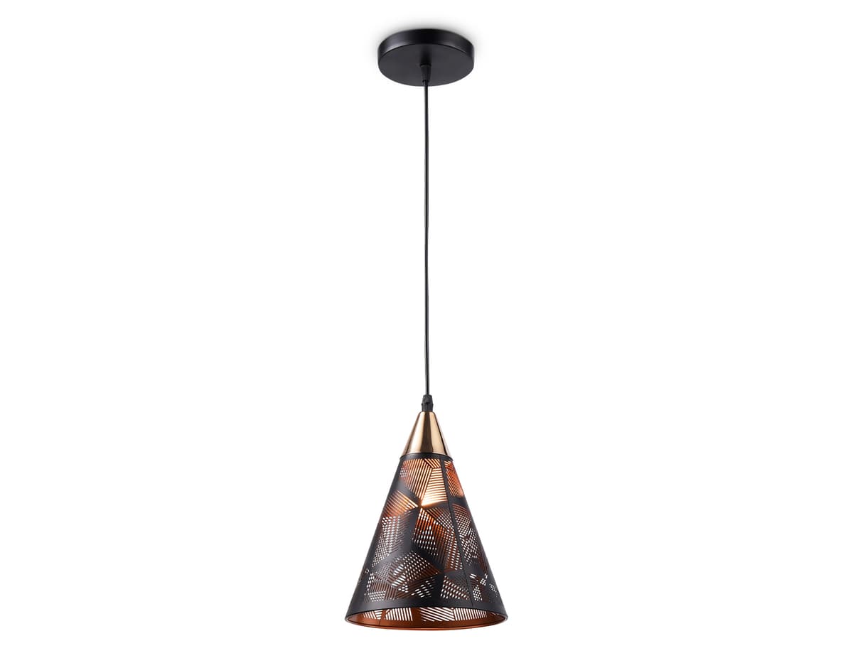 Подвесной светильник TR8431 BK/FGD черный/золото E27 max 40W D180*800 Ambrella Light 7
