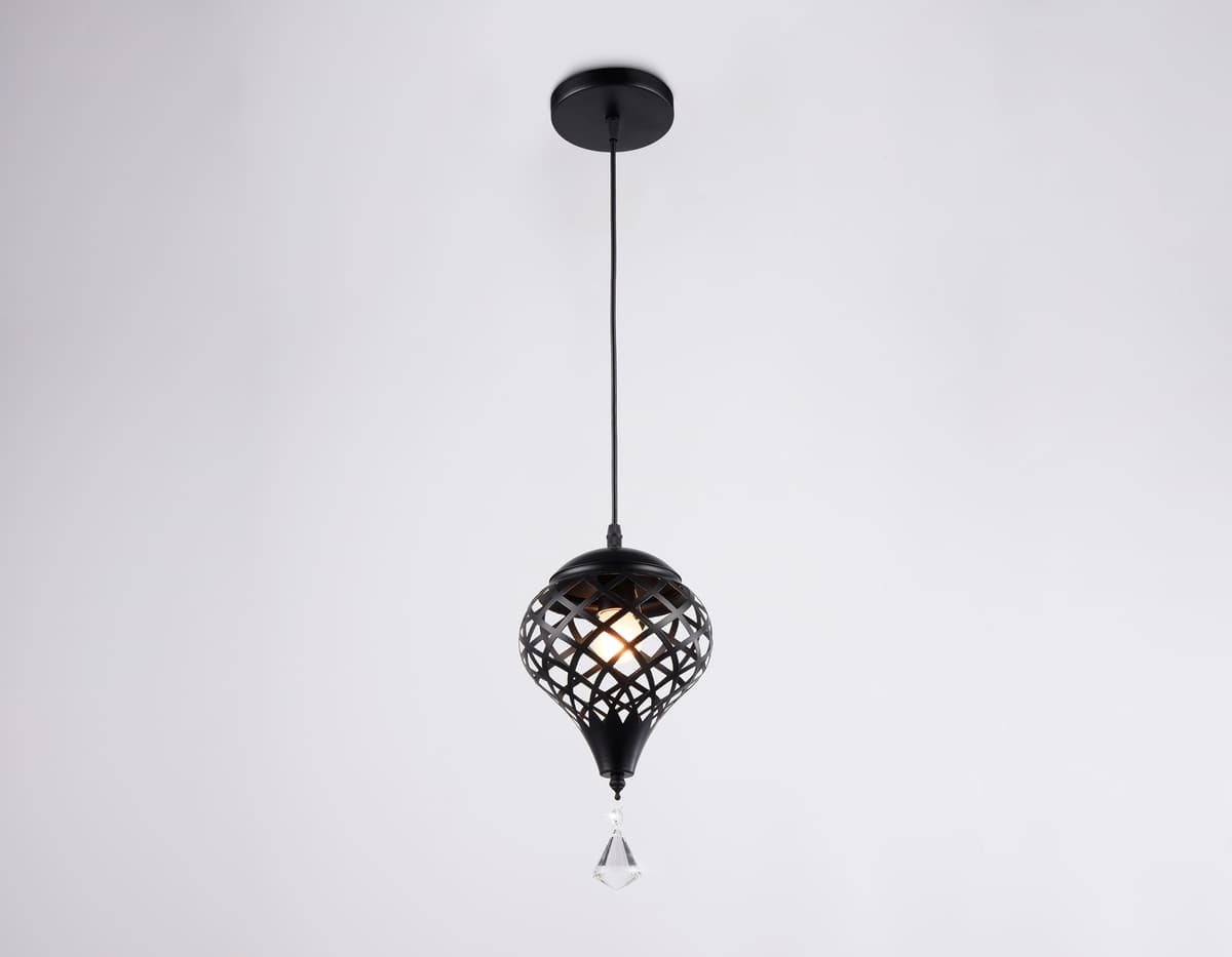 Подвесной светильник TR8442 BK черный E27 max 40W D170*800 Ambrella Light 11