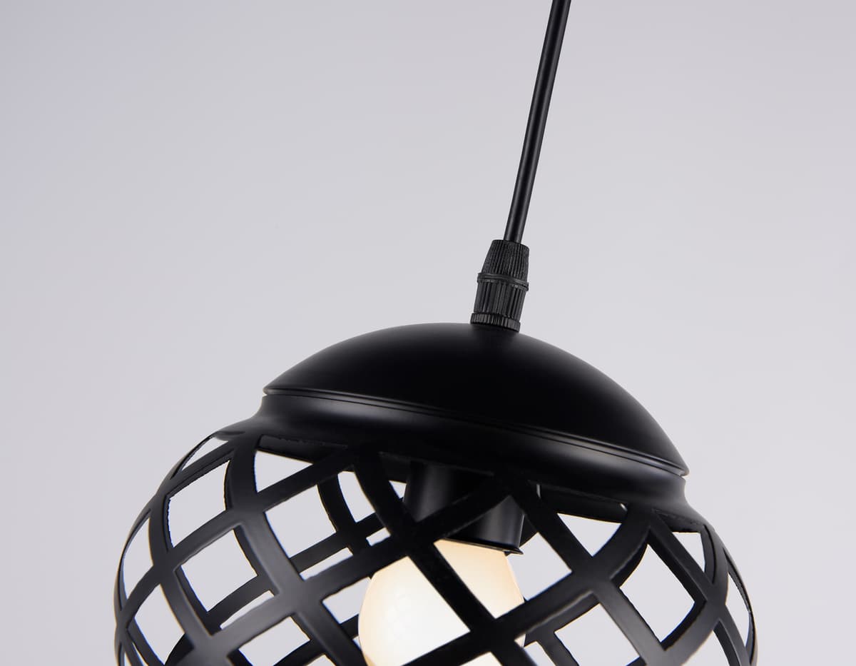 Подвесной светильник TR8442 BK черный E27 max 40W D170*800 Ambrella Light 8
